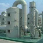 Chemical waste gas absorption process